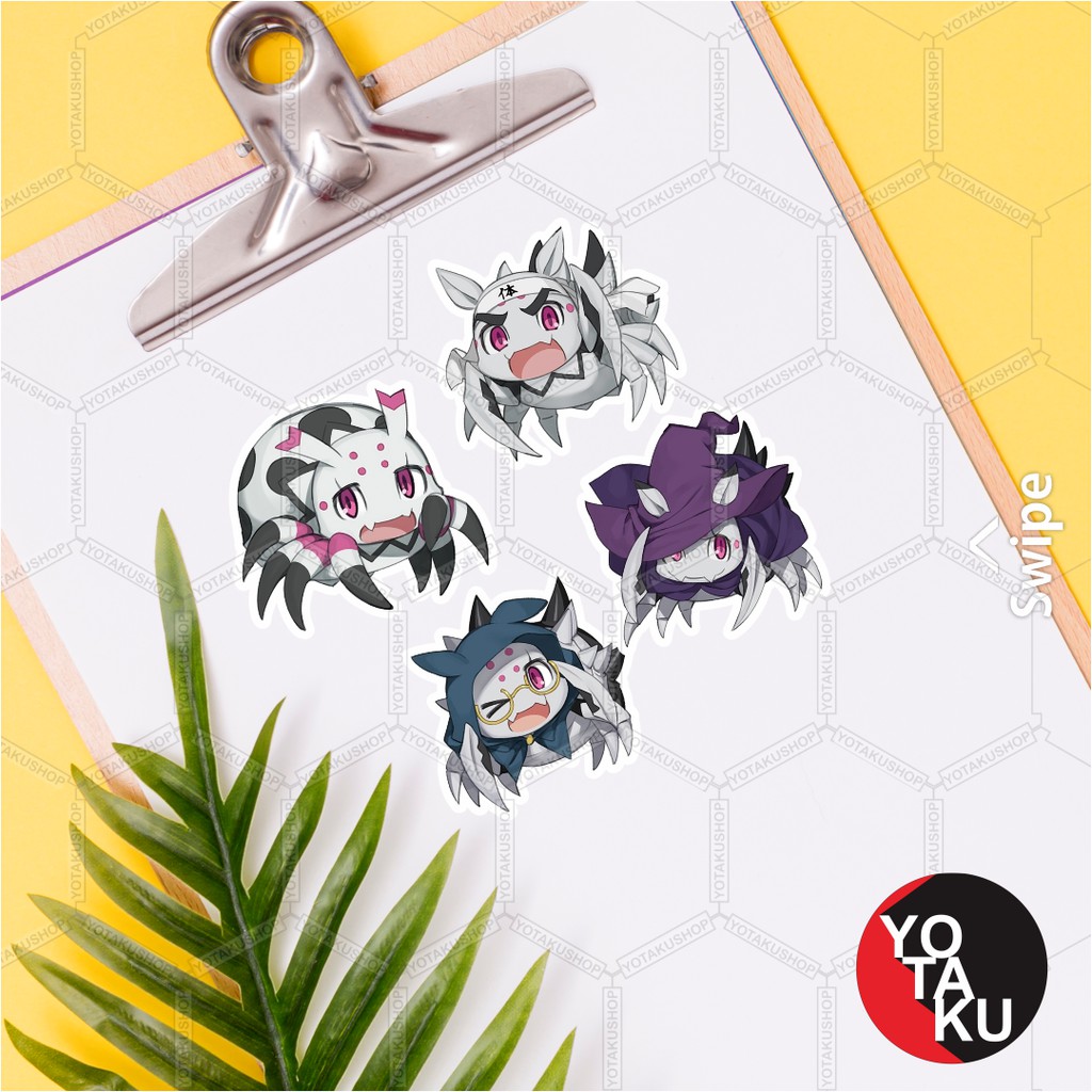 

Stiker Sticker Anime Merchandise Anime So I'm a Spider SA5702
