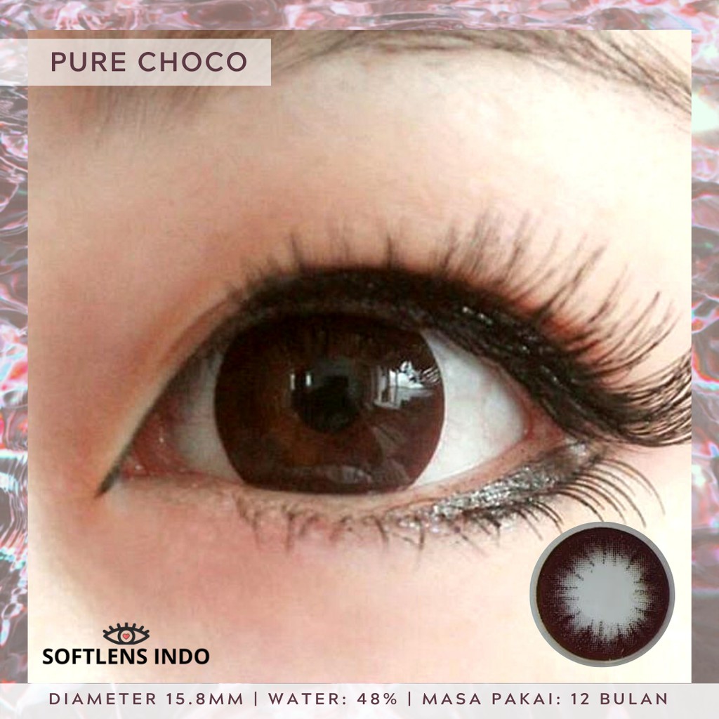 

Softlens Barbie pure choco/ coklat gelap