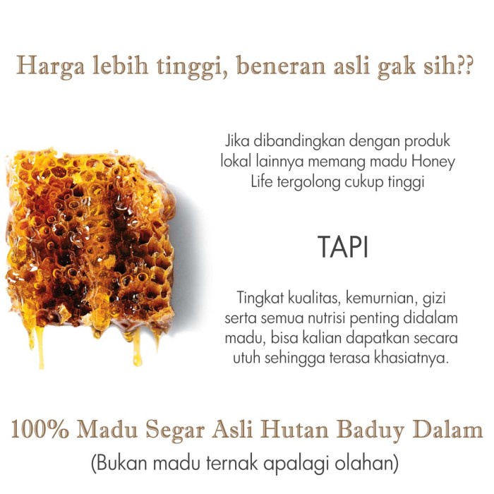 

Ge02G Madu Asli Hutan Honey Life | Suku Baduy |Madu Murni | Forest Honey Ds5G