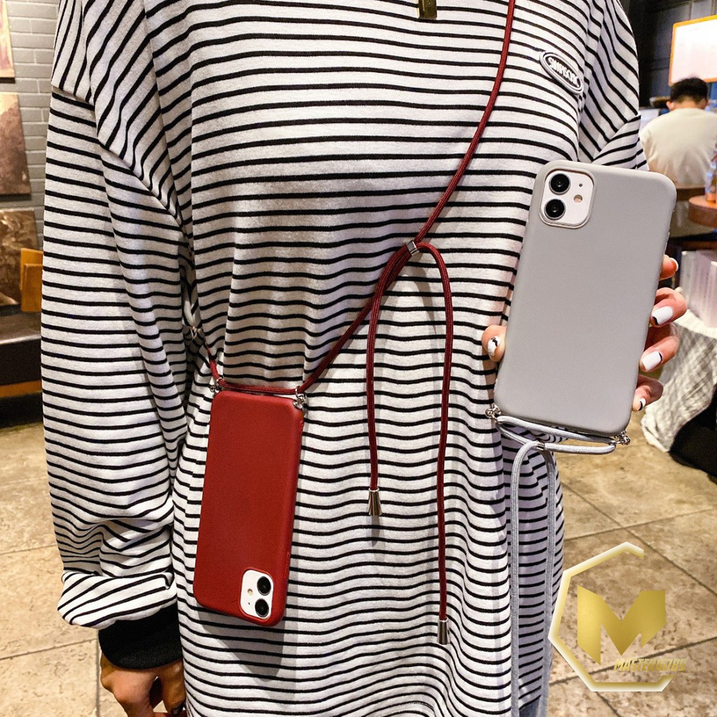 Softcase Slingcase Tali Lanyard Candy Xiaomi Redmi CC9 CC9E MA1446
