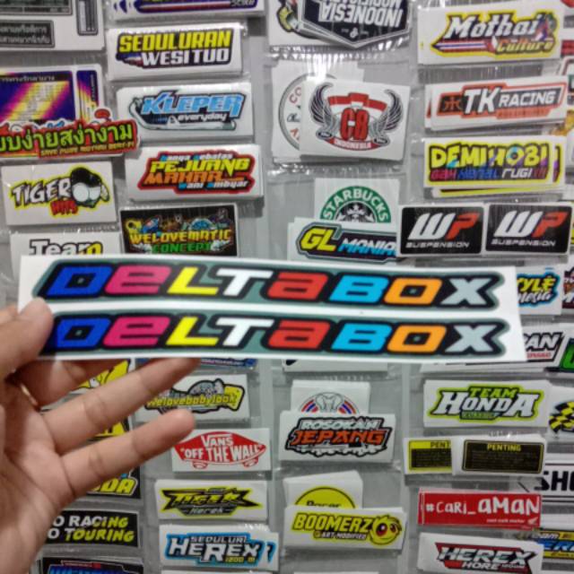 Sticker printing Deltabox minim pembelian harus 20rb