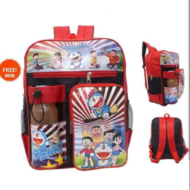Tas Anak Doraemon Gratis botol / Tas Doraemon