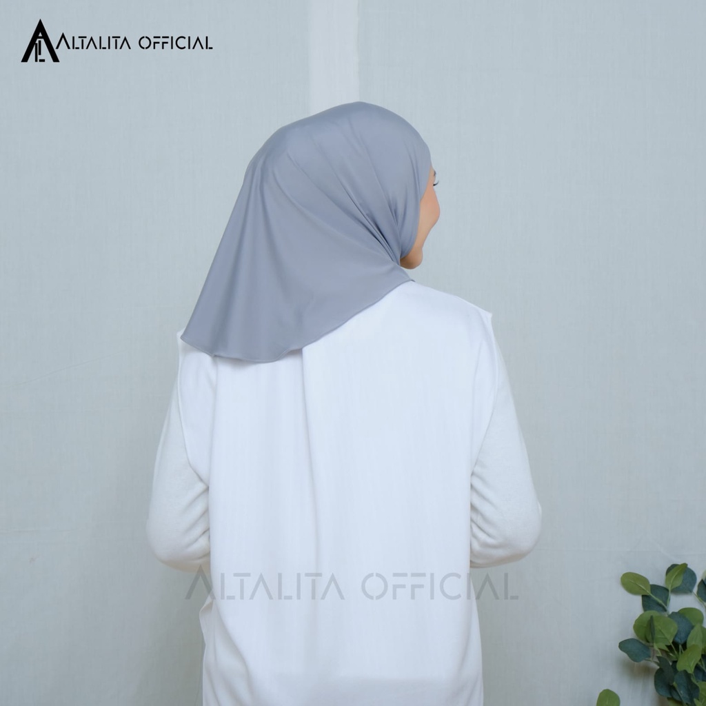 Altalita - Jilbab Bergo Zyta Sport Instan Non Pet / Non Pad Terbaru Bahan Jersey Premium Cocok untuk Olahraga Volly Futsal Senam dan Sehari-hari