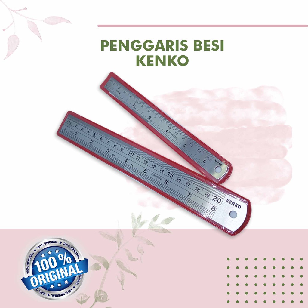 

PENGGARIS BESI 30/20/15 CM KENKO