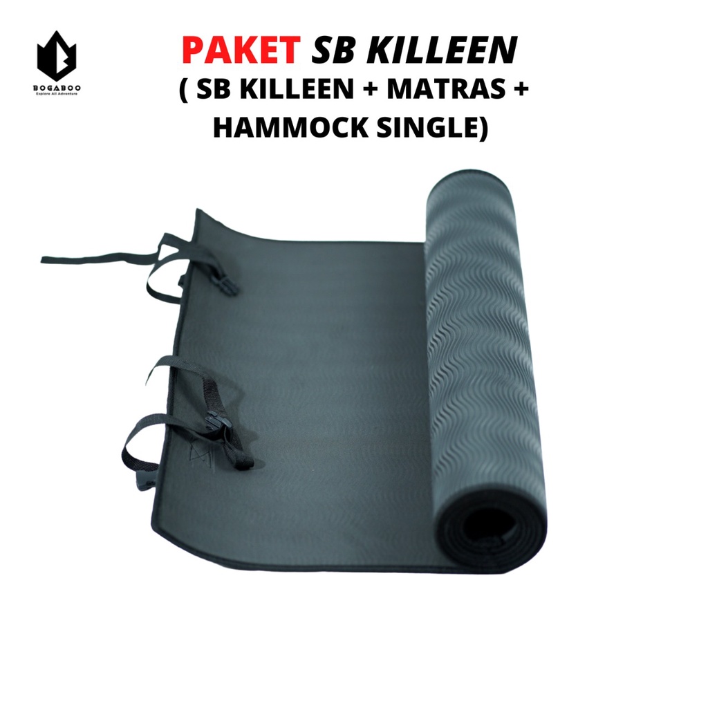 PAKET HEMAT - Matras Camping + Hammock Salewa + Sleeping Bag Killeen Seri Drabu