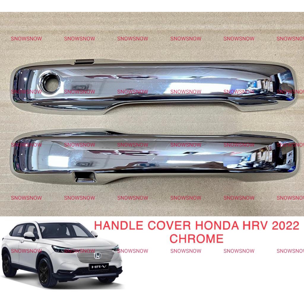 Handle Depan Cover Honda HRV 2022 2023 UP Hitam Chrome