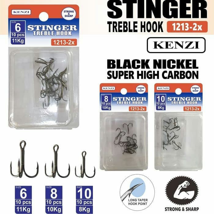 Kail Treble Hook Kenzi Stinger Pancing Jangkar