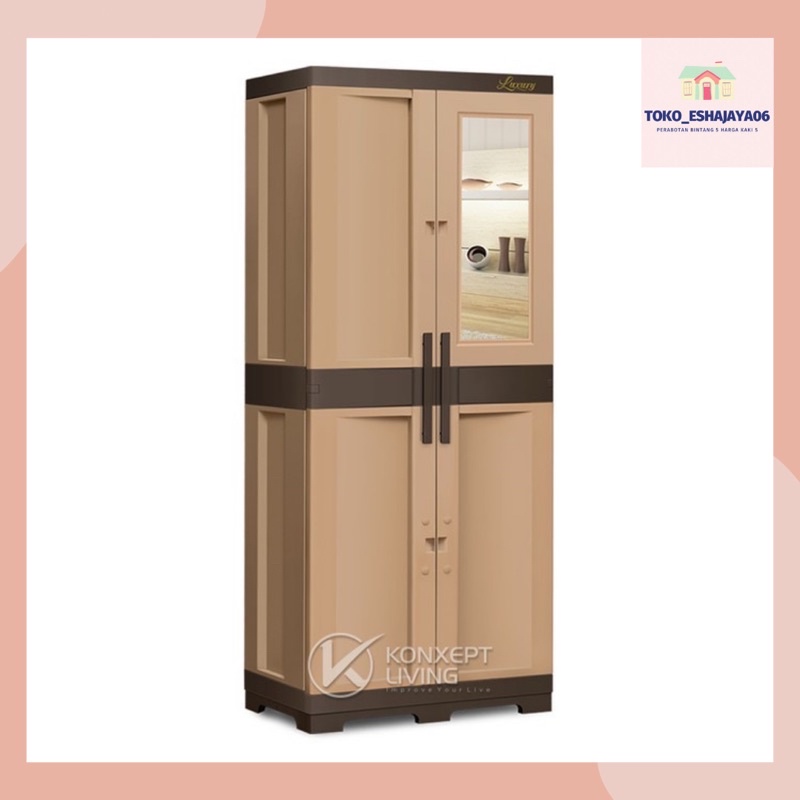 Lemari plastik serbaguna Tabitha Luxury INSTANT