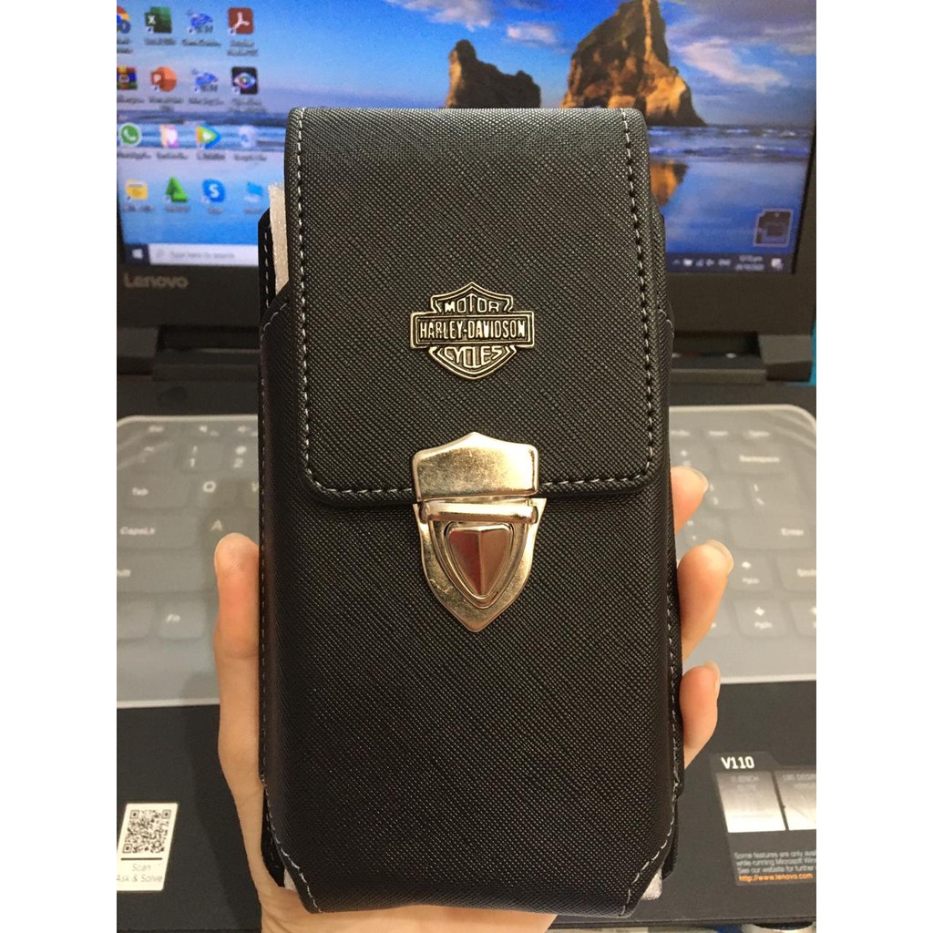 sarung hp pinggang / dompet pinggang berdiri universal 5,5 dan 6in magnet