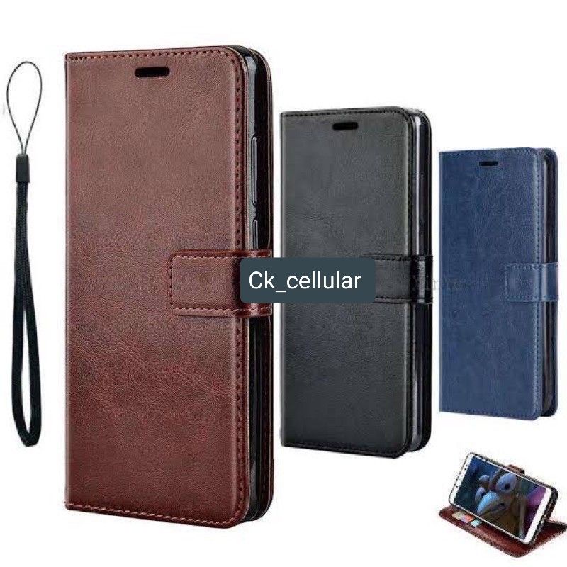 Case Flip Kulit Wallet Xiaomi Redmi GO / Redmi S2 / Redmi 3S Redmi Note 3 Casing Dompet Kulit Wallet
