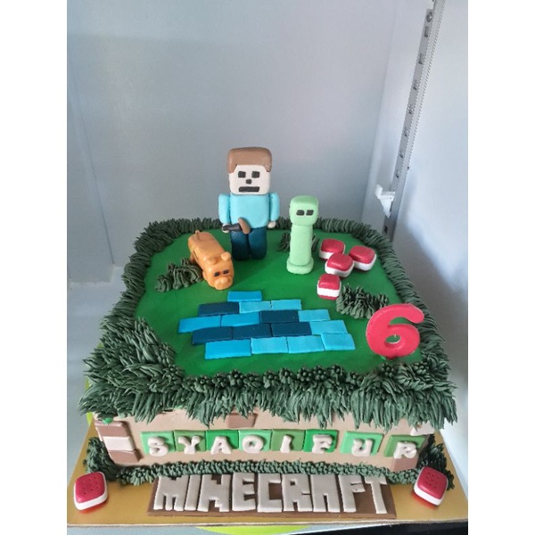 Kue Ulang Tahun Minecraft