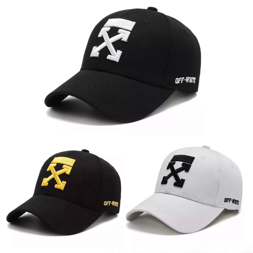 Topi Distro Pria OFF WHITE Topi Fashion Pria Wanita Premium Original New COD]