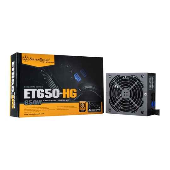 PSU SILVERSTONE 650W 80+ GOLD MODULAR ET650-HG POWER SUPPLY