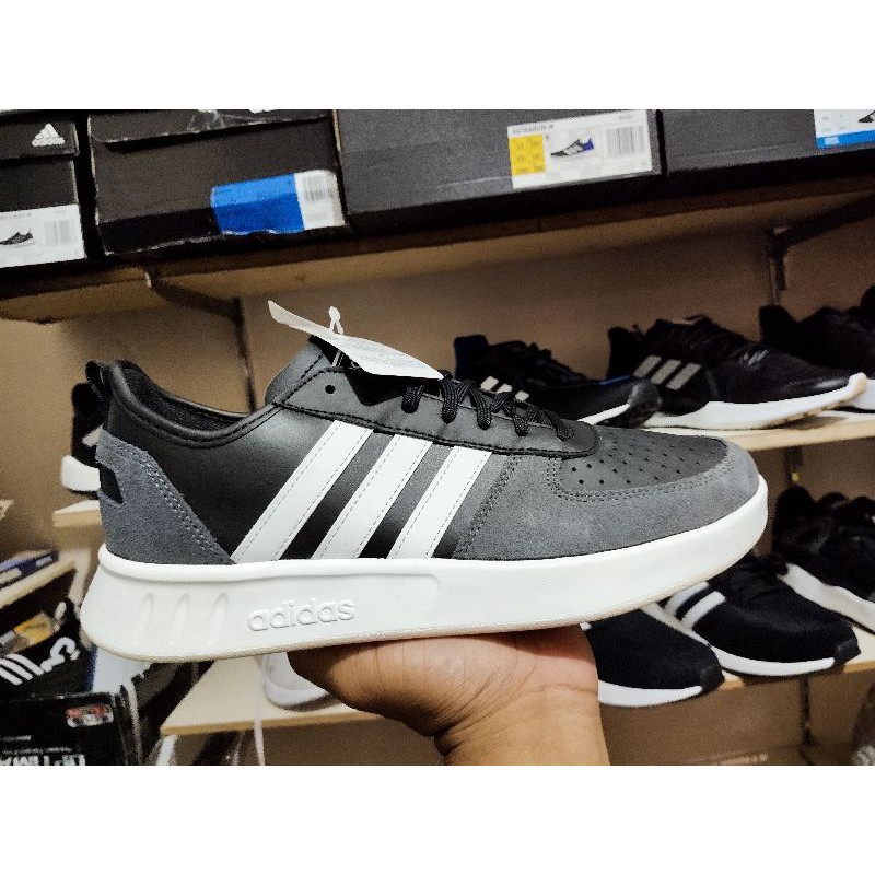 Adidas Tennis Sepatu Court 80S Pria Hitam EE9664