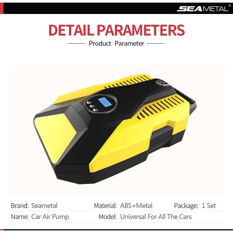 Bayar Ditempat EAFC Inflator Pompa Angin Ban Mobil Car Compressor 120W - ATJ-1266