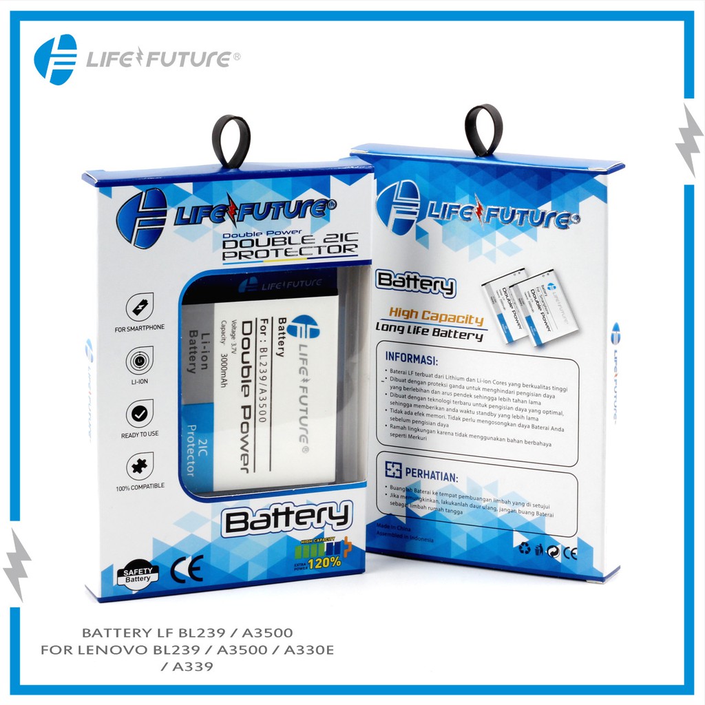 Baterai Lenovo A330E / A399 / BL-239 Life Future