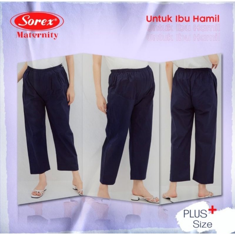 Sorex Maternity Pants Celana Ibu Hamil Plus Size Freesize (JB302)