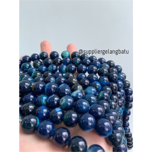 batu dyed carnelian biru batu perhiasan fashion 12mm beads elyecraft bahan kalung gelang anting strap mask kerajinan tangan craft citayam fashion week etink vintage elegan bali manik crystal perhiasan