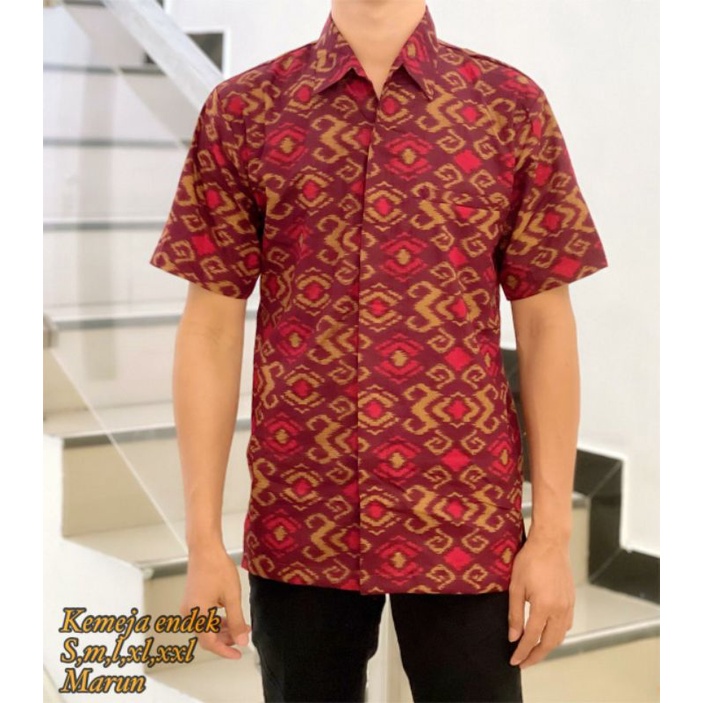 Kemeja endek jadi bali