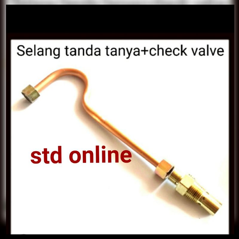 Jual Paket Discharge Pipe B Check Valve Kompresor Selang Tanda Tanya Kompresor Hp Sdp