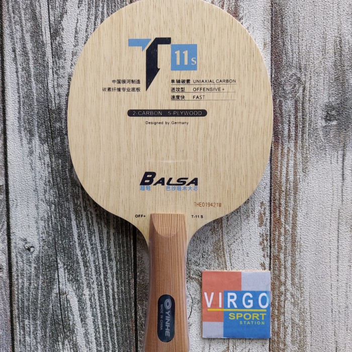 DM Yinhe T11s Balsa,kayu bat bet pingpong Yinhe t 11s - shakeholder