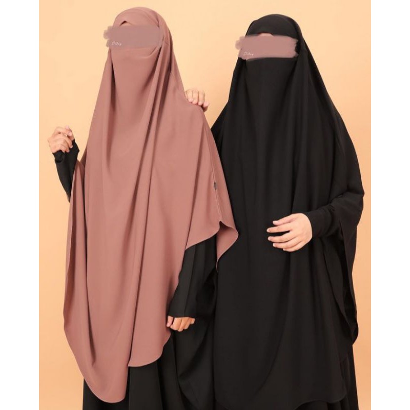 Rawda black ditsy moslem