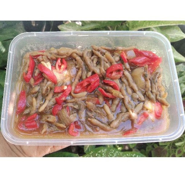 

Lorjuk / Kerang Bambu saos Tiram (tidak pedas) Siap saji (langsung di makan tinggal di hangatkan)