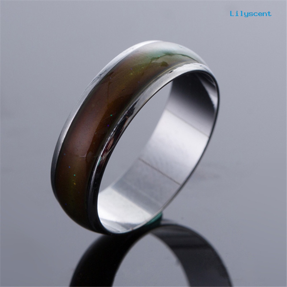 Ls Cincin Mood Ring Dapat Berubah Warna Sesuai Temperatur Untuk Priawanita