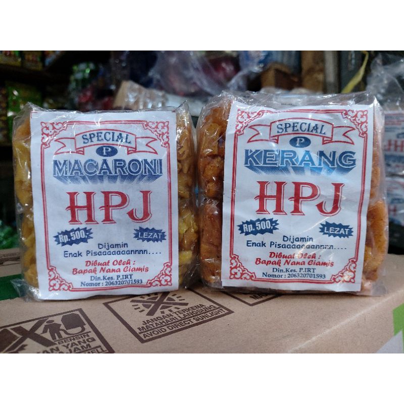 

Makaroni Pedas Asin 10gr