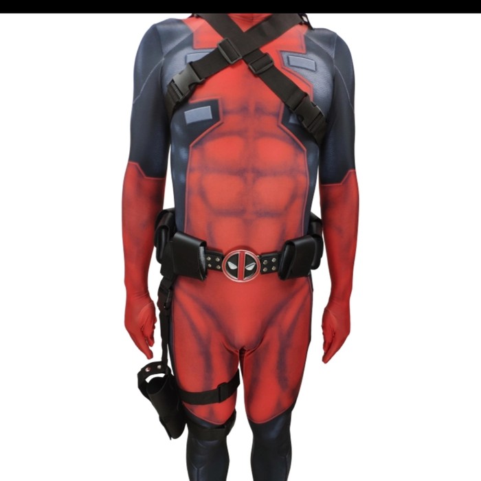 halloween cosplay deadpool costume dewasa kostum superhero zentaisuit