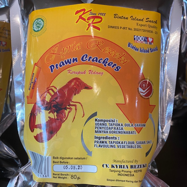 

Kerupuk udang 80g