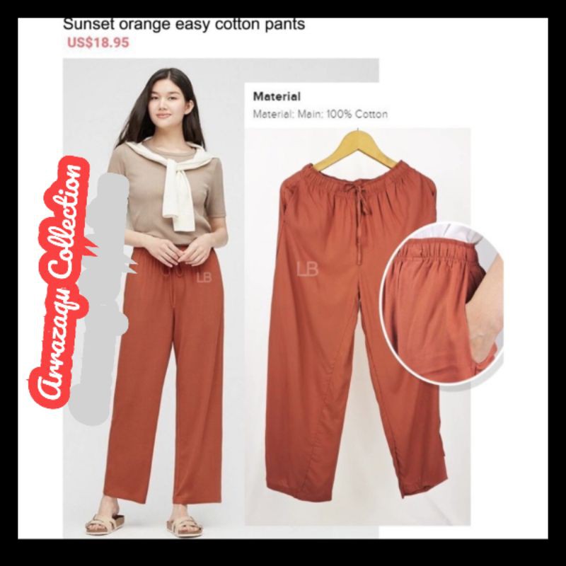 celana kulot UNIQLO RELACO BRAND ORIGINAL