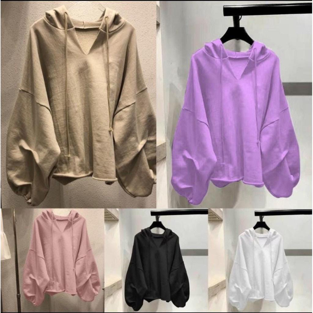 [COD] SWEATER HOODIE WANITA DADARIO // SWEATER DADARIO WANITA // DADARIO OVERSIZE / SWEATER OVERSIZE