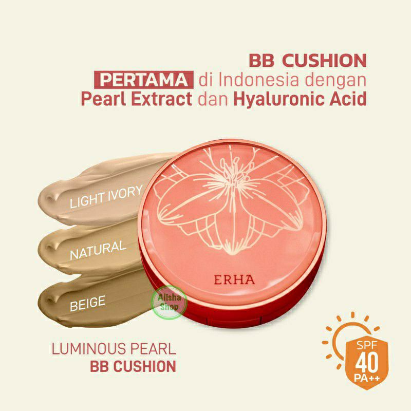 ERHA Luminous Pearl BB Cushion Ivory Natural Beige