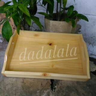 DISKON 27 Nampan  Kayu  Tray Kayu  Baki Kayu  Pinus GRADE A 