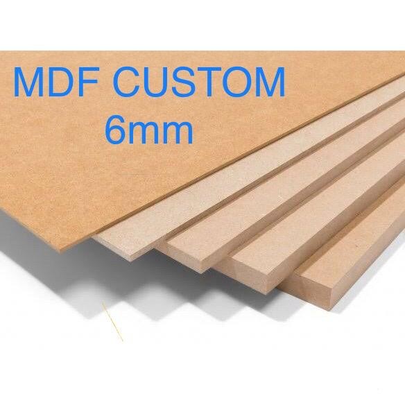 Papan MDF 6mm Custom Harga /cm2. triplek MDF Custom Plywood MDF 6mm
