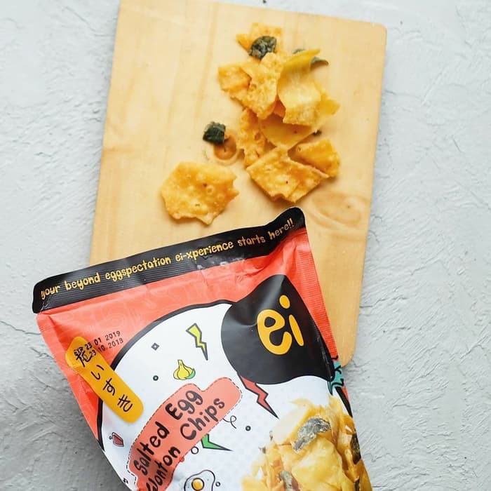 

Ei Wonton Salted Egg / Keripik Pangsit Telur Asin