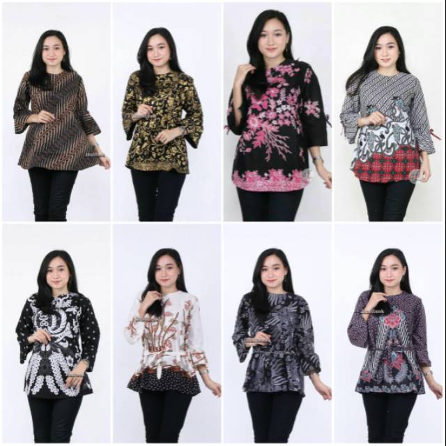 Atasan batik blouse M L XL XXL XXL XXXL XXXXL