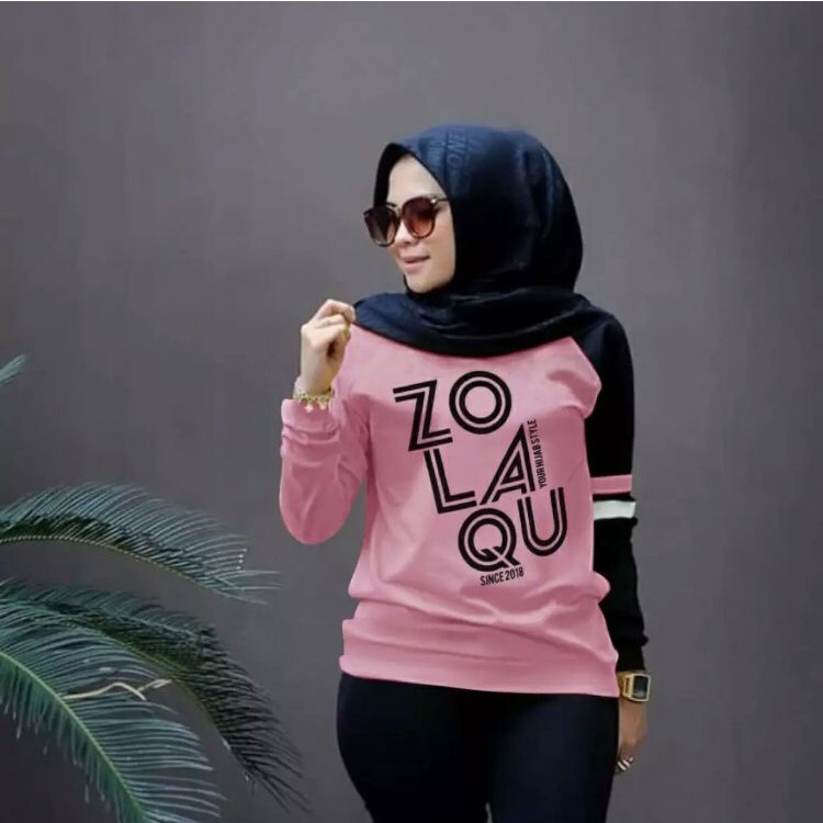 BAJU ZOLAQU /SWEATER ZOLAQU (COD) BAJU WANITA LENGAN PANJANG / SWEATER WANITA KEKINIAN / KAOS WANITA