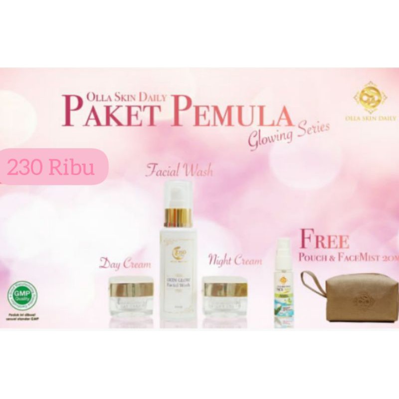 OLLA SKIN DAILY|| Paket Glowing Pemula