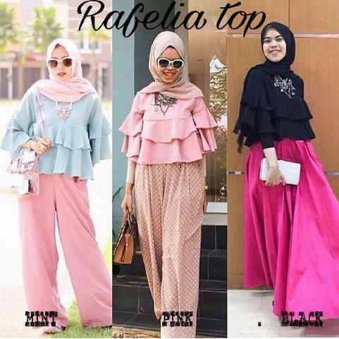 RAFELIA TOP wanita atasan cewek