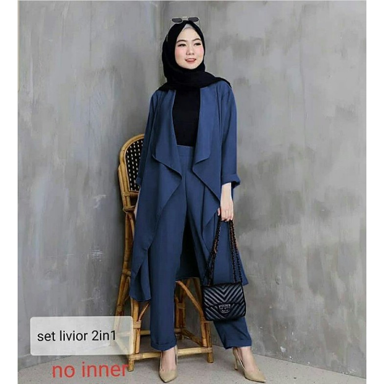 baju set 2in1 murah/livior set