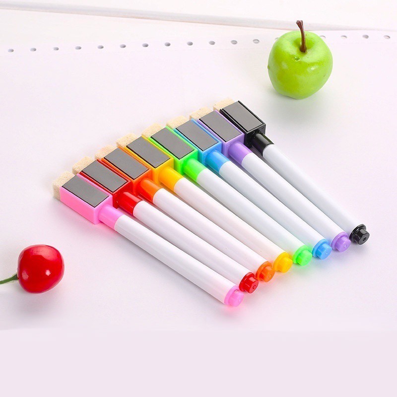 Spidol Whiteboard Magnetik Warna Putih untuk Papan Tulis