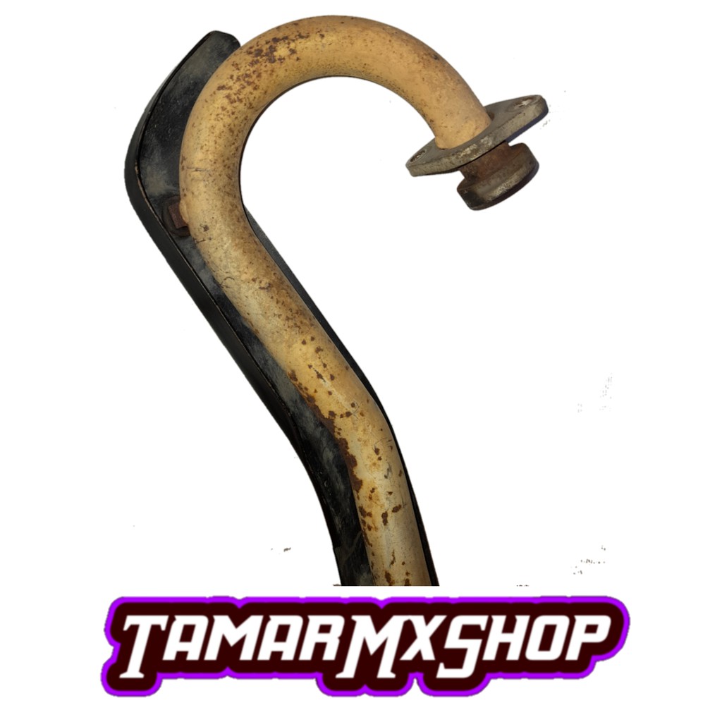 LEHER KNALPOT SNALPOT KENALPOT ORIGINAL BEKAS COPOTAN KAWASAKI KLX 150 S