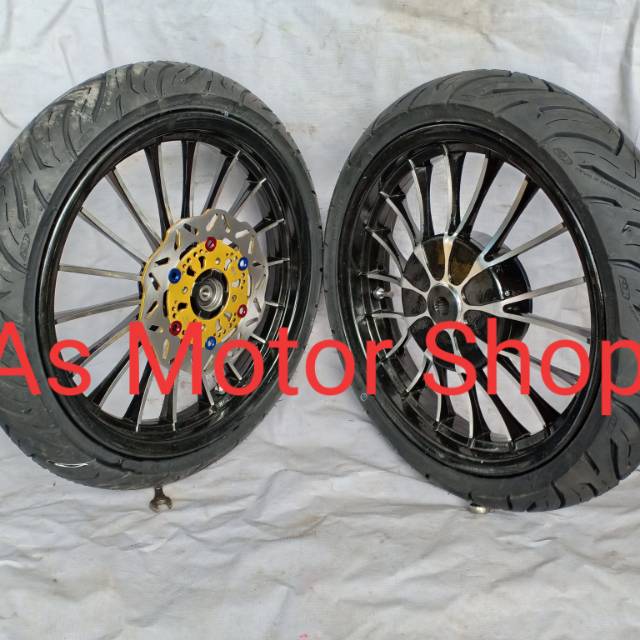 VELG RACING ROSSI  215 - 250 X 14 PLUS LUAR DALAM FREE CAKRAM MIO SPORTY NUOVO X-RIDE OLD SOUL KARBU