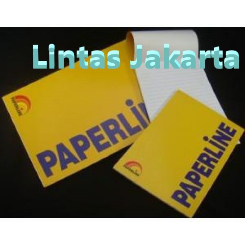 Bloc Note Bergaris Ukuran A5 Merk Paperline (5 buah)