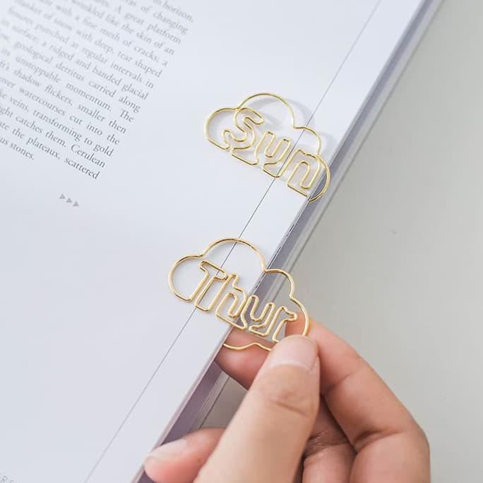 

BEST SELLER Days of the Week Deco Paper Clip Pembatas Kertas Halaman Buku NamaHari - Sat TERJAMIN