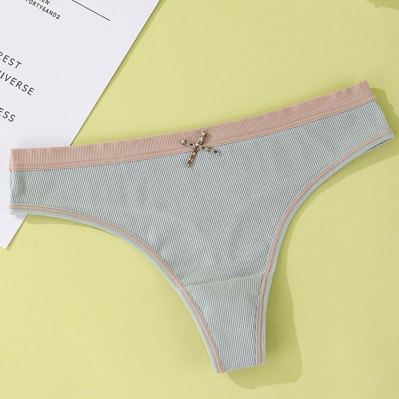 Cotton Thong Celana Dalam Seksi Godaan Wanita CD Antibakteri