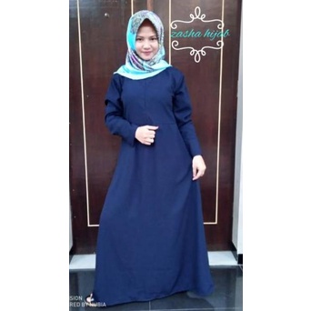 [JTH.01Jl22p] Gamis polos wolfis / gamis murah
