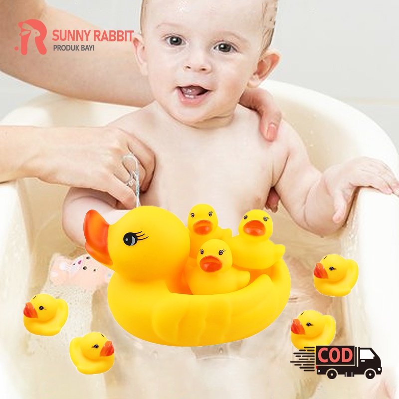 Bebek mainan mandi bayi/Bebek mainan/Satu besar tiga kecil/Mainan mandi anak (B53)